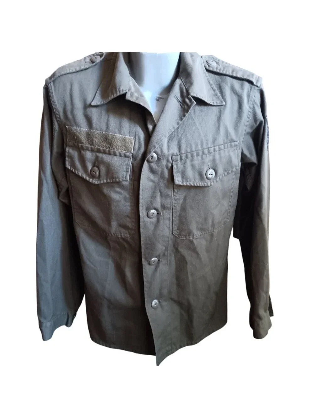 Army Shirt Jacket Large Vintage 1994s Austrian Osterreich Bundesheer 96-100 III-
